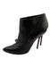 Gucci Shoe Size 38.5 Black Leather Stiletto Pointed Toe Side Zip Booties Black / 38.5