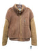 Avec Les Filles Size M Tan & multi Chest Pocket Fleece Jacket Tan & multi / M