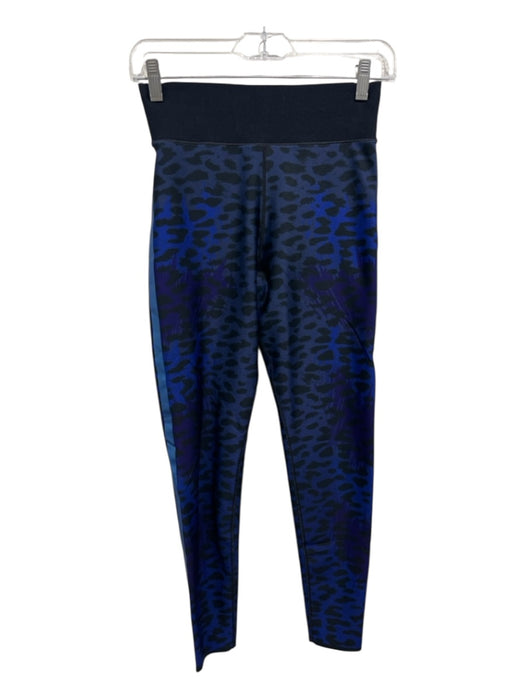 Ultracor Size L Black Nylon Blend Leopard Athletic Leggings Black / L