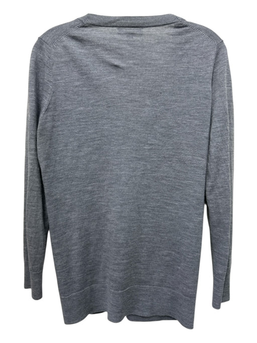 Banana Republic Size M Gray Merino Wool Long Sleeve Solid Button Up Cardigan Gray / M