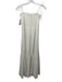 Joie Size M White Cotton Blend Smocked Bodice Metallic Thread Midi Dress White / M