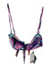 Agua Bendita Size S Pink & Purple Viscose Blend Button Front Pants Set Pink & Purple / S