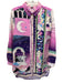 Agua Bendita Size S Pink & Purple Viscose Blend Button Front Pants Set Pink & Purple / S