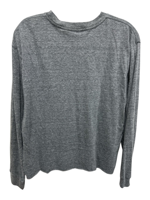 Mother Grey No Fabric Tag Heathered Long Sleeve Top Grey