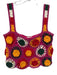 Farm Rio Size M Pink & Multi Cotton Square Neck Crochet Floral Sleeveless Top Pink & Multi / M