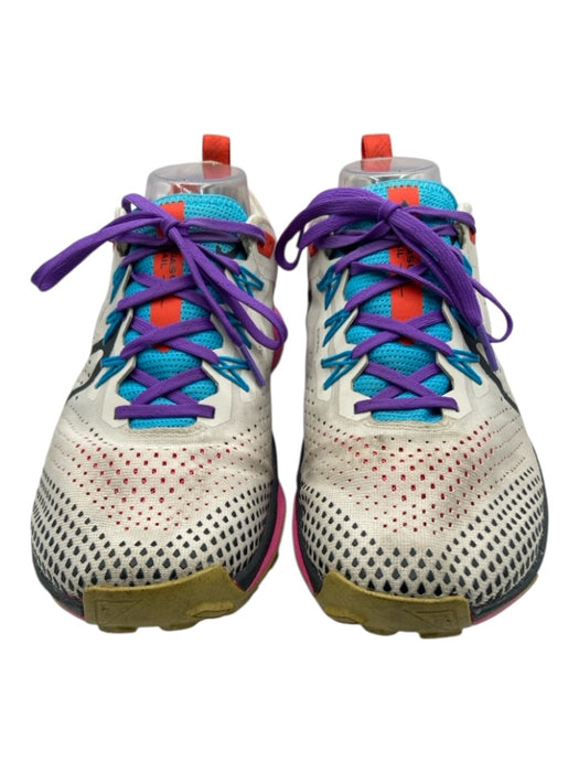 Nike Shoe Size 10.5 White & Multi Lace Upper Mesh Round Toe Logo Shoes White & Multi / 10.5