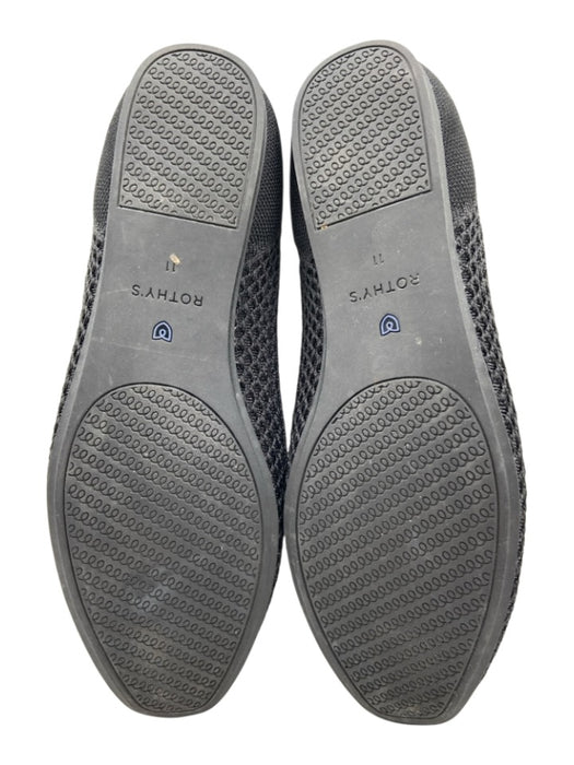 Rothy's Shoe Size 11 Black Synthetic Net Slip On Shoes Black / 11