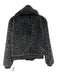 Generation Love Size M Gray & Dark Gray Poly Blend Faux Fur Cheetah Print Jacket Gray & Dark Gray / M