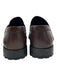 Ferragamo Shoe Size 8.5 Like New Brown Leather Solid Stacked Heel Dress Shoes Brown / 8.5