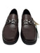 Ferragamo Shoe Size 8.5 Like New Brown Leather Solid Stacked Heel Dress Shoes Brown / 8.5