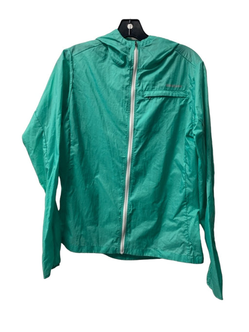 Patagonia Size M Teal Polyamide Zip Up Windbreaker Chest Pocket Jacket Teal / M