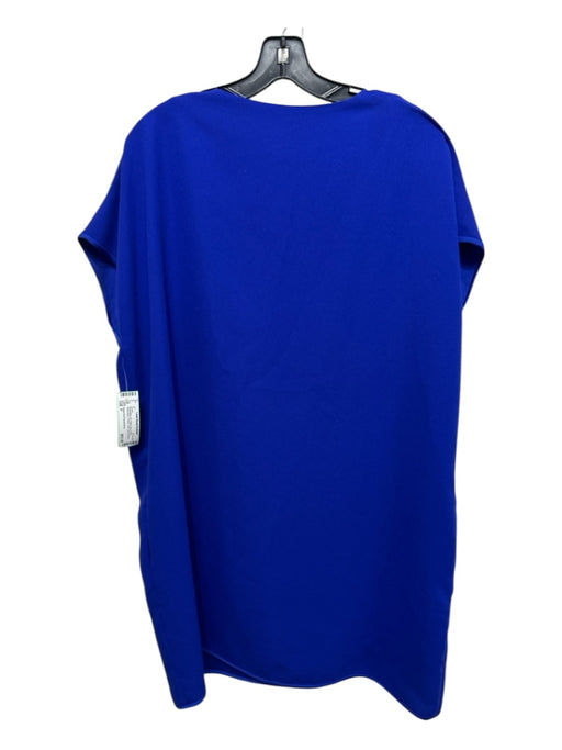 Diane Von Furstenberg Size P Royal Blue No Fabric Tag Crepe Sleeveless Dress Royal Blue / P