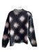 Maeve Size Small Black, Light Pink, White Viscose Blend Floral Sweater Black, Light Pink, White / Small