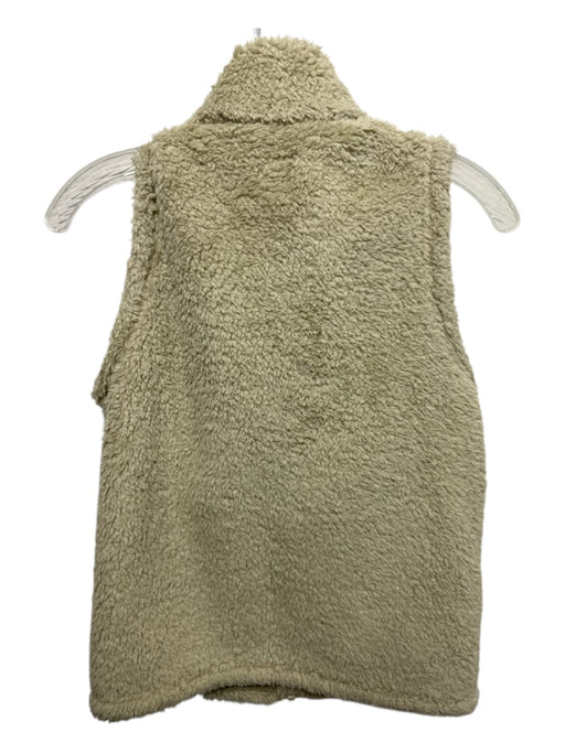 Patagonia Size XS Khaki Polyester Zip Front Mock Neck Pockets Vest Khaki / XS