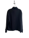 J. Crew Size L Black Cotton Fleece Standing Collar Button Down 3 Pocket Jacket Black / L