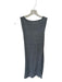 Leith Size XS Gray Cotton Blend Sleeveless Heathered Gathered Front Dress Gray / XS