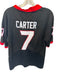 Nike Size M Black & Red & White Polyester Blend UGA Short Sleeve SEC Men's Shirt Black & Red & White / M