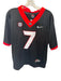 Nike Size M Black & Red & White Polyester Blend UGA Short Sleeve SEC Men's Shirt Black & Red & White / M