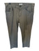 Peter Millar Size 33/32 Grey Cotton Blend Belt Loops Khakis Men's Pants Grey / 33/32