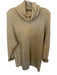 Babaton Size XS Tan Wool Blend Knit Turtle Neck Long Sleeve Sweater Tan / XS