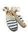Soludos Shoe Size 7 Navy & white Canvas Ankle Tie Striped Espadrille Navy & white / 7