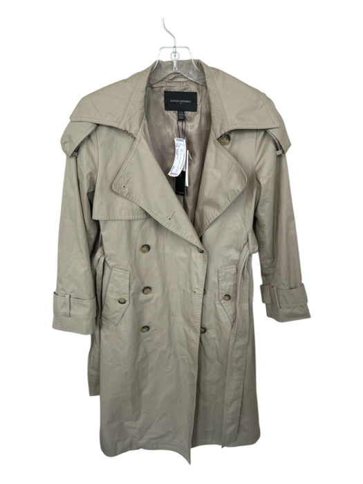 Banana Republic Size XXSP Tan Cotton Belted Trench Coat Tan / XXSP