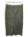 1822 denim Size 6 Olive Green Cotton Cargo Pockets Midi Skirt Olive Green / 6