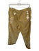 Pilcro Size 31 Tan & White Cotton High Waist Paint Splatter Cargo Pants Tan & White / 31