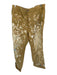 Pilcro Size 31 Tan & White Cotton High Waist Paint Splatter Cargo Pants Tan & White / 31