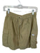 Penn & Ink Size S Tan Recycled Nylon Drawstring Bermuda Cargo Pockets Shorts Tan / S