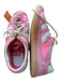 Coolway Shoe Size 40 Pink & Cream Suede & Canvas Lace Up Athletic Sneakers Pink & Cream / 40