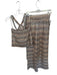 Boston Proper Size XS Green & Mauve Polyester Sequins Chevron Wide Leg Pant Set Green & Mauve / XS