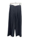 Materiel Tbilisi Size M Black Polyester & Viscose High Rise Pleated Wide Pants Black / M