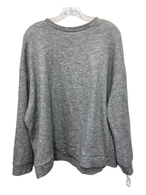 Raey Size 10 Gray Cashmere Scoop Neck Heathered Sweater Gray / 10