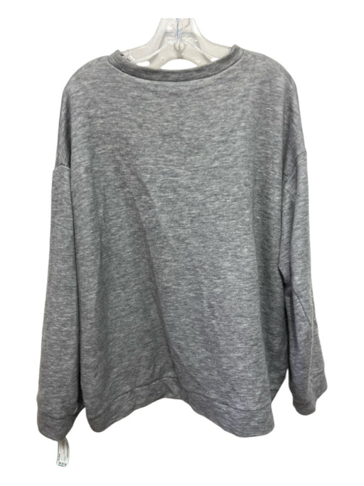 Raey Size 10 Gray Cashmere Scoop Neck Heathered Sweater Gray / 10