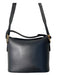 WANT Les Essentiels Black Leather Magnet Top Handle Crossbody Strap Bag Black / M