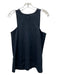 Emerson Fry Size S Black Cotton Deep V Sleeveless Baker Pockets Darted Top Black / S