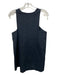 Emerson Fry Size S Black Cotton Deep V Sleeveless Baker Pockets Darted Top Black / S