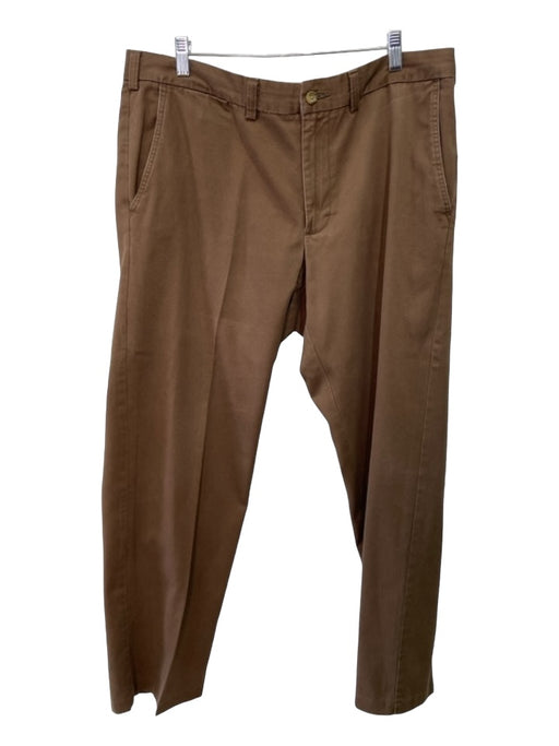 Bills Khakis Size 36 Brown Cotton Blend Solid Khaki Men's Pants 36