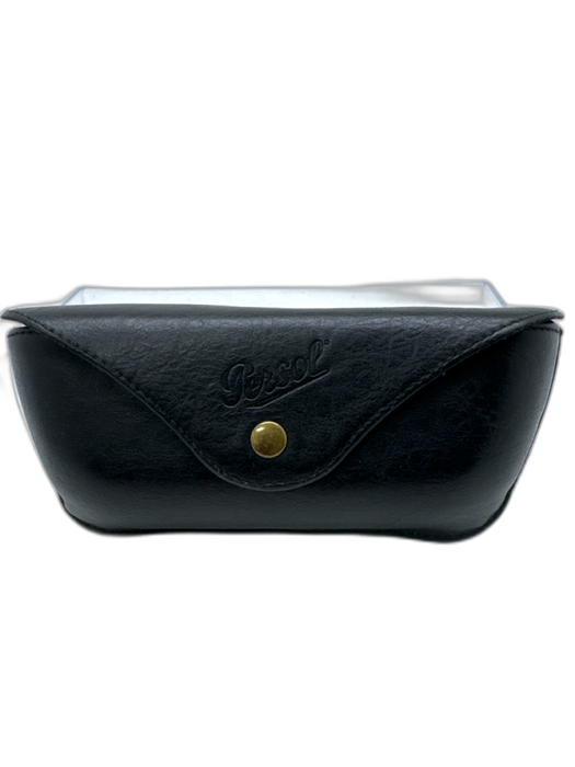 Persol Brown & Black Acetate & Metal Tortoiseshell Round Sunglasses Brown & Black