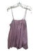 Free People Size XS Lavendar Cotton Spaghetti Strap Button Back Baby Doll Dress Lavendar / XS