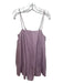 Free People Size XS Lavendar Cotton Spaghetti Strap Button Back Baby Doll Dress Lavendar / XS