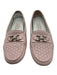 Ferragamo Shoe Size 7 Light Pink Leather Perforated Logo Rounded toe Shoes Light Pink / 7