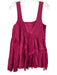 Aje Size 6 Fuchsia Pink Cotton Sleeveless Braided detail Gathered Pleats Dress Fuchsia Pink / 6