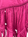 Aje Size 6 Fuchsia Pink Cotton Sleeveless Braided detail Gathered Pleats Dress Fuchsia Pink / 6