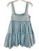 Aje Size 4 Light Blue Cotton Sleeveless Whipstitch Grommet Detail Dress Light Blue / 4