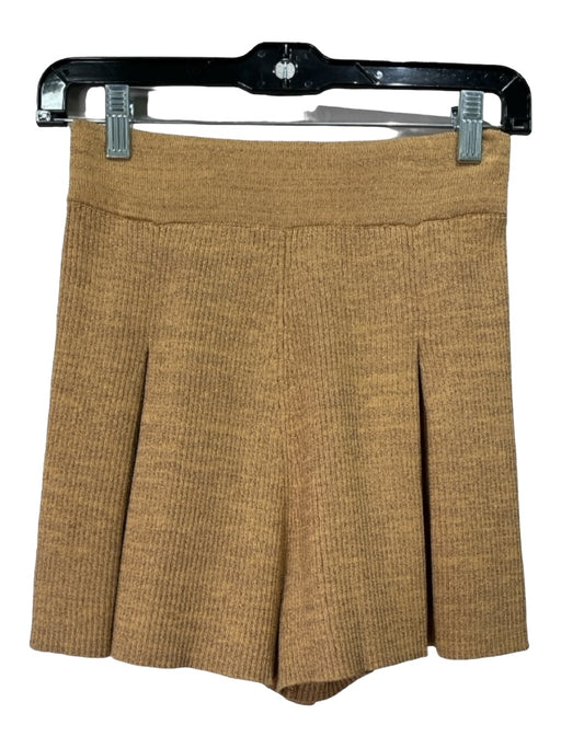 C/Meo Collective Size XS Gold Viscose Blend Glitter Elastic Waist Skirt Gold / XS