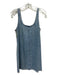 Rag & Bone Size XS Medium Wash Cotton Denim Distressed Scoop Neck Straight Dress Medium Wash / XS