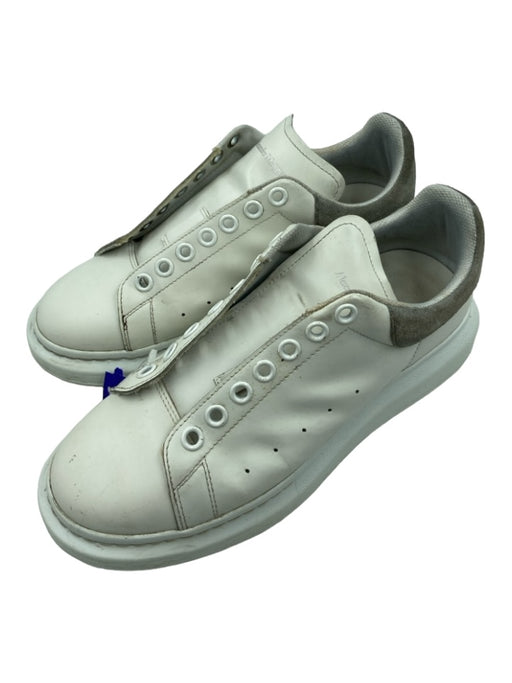 Alexander McQueen Shoe Size 41.5 AS IS White & Grey Low Top Men's Shoes 41.5