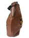 Dolce & Gabbana Brown & Multi Leather Canvas Cheetah Logo Pewter Hardware Bag Brown & Multi / Medium